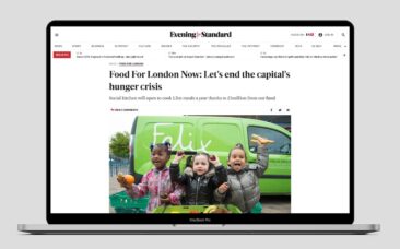 Evening Standard – ‘Let’s End Hunger in our City Now’