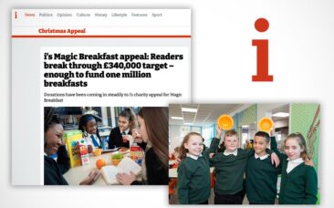 i – ‘A million school breakfasts’