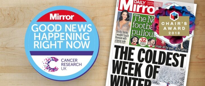 Cancer Research UK – Good news happening right now