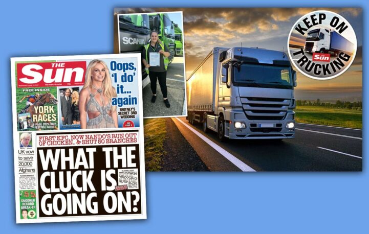 The Sun’s campaign pushes Britain to ‘Keep on trucking’ to beat delivery crisis