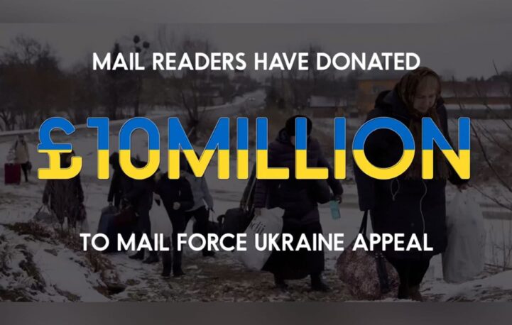 Mail Force Ukraine refugee appeal hits £10 million