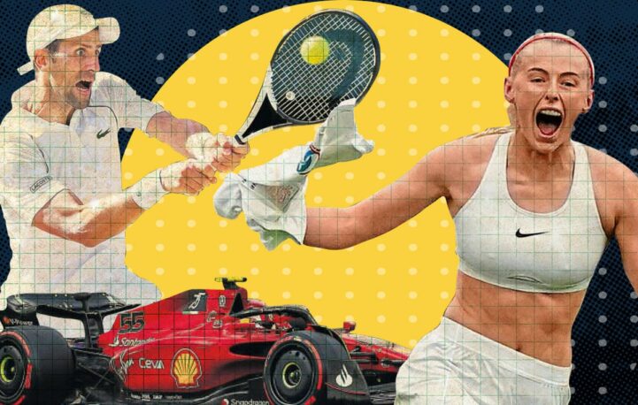 A look back at a bumper month of sport for news brands