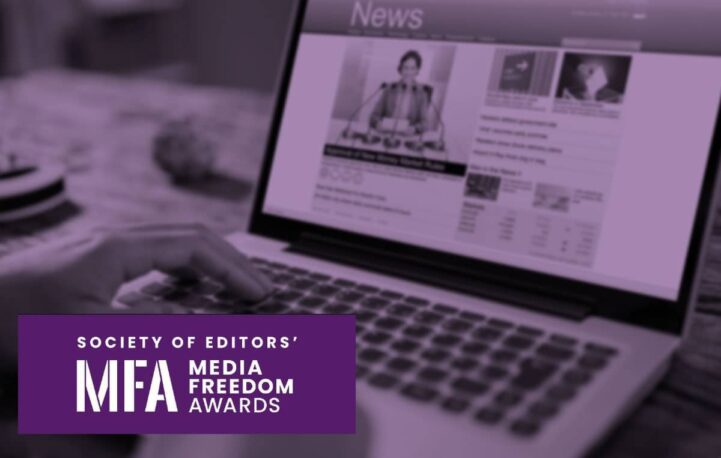 Last chance to enter Society of Editors’ Media Freedom Awards