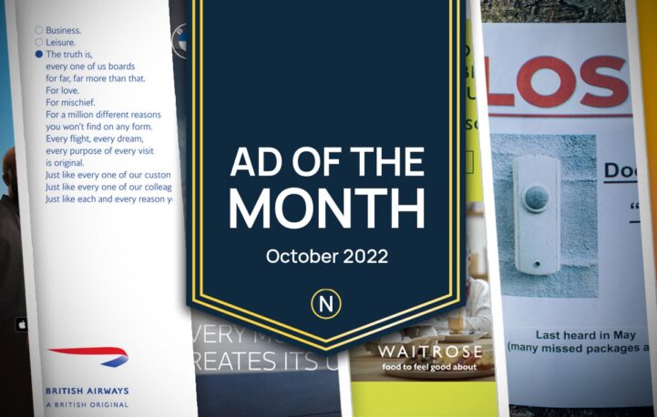 October’s ad of the month shortlist