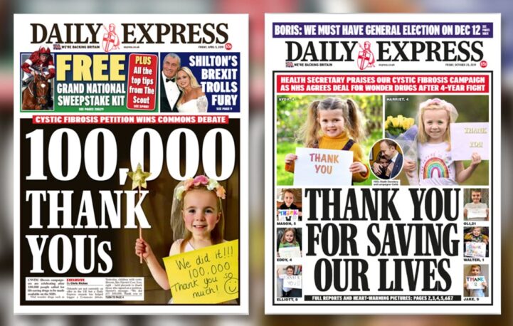 Cystic fibrosis victory – Daily Express
