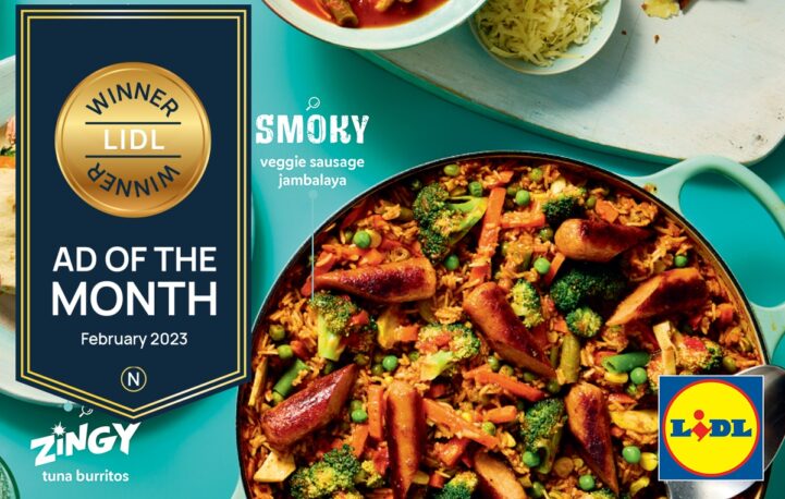 Lidl is voted February’s ad of the month