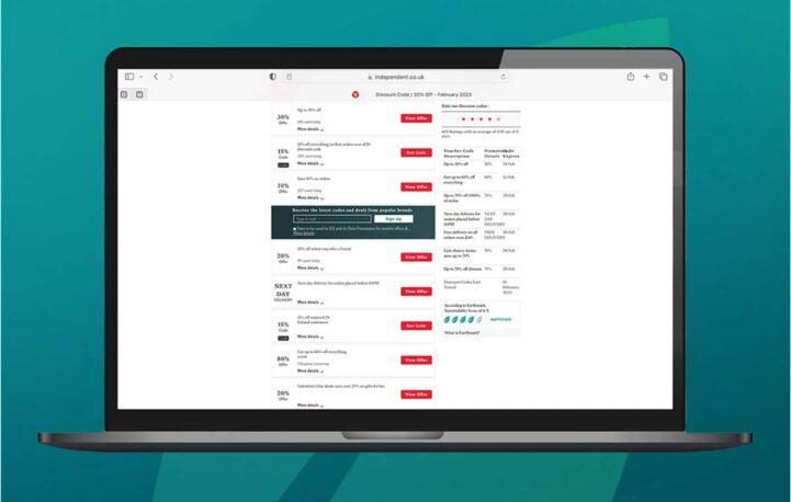 The Independent and Savings United launch brand sustainability rating system