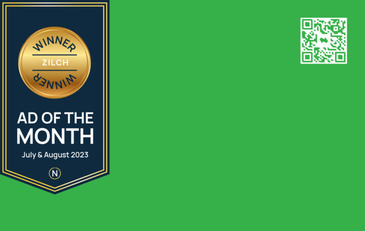 Zilch voted July and August’s ad of the month