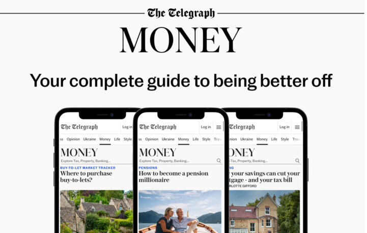 The Telegraph launches new money channel