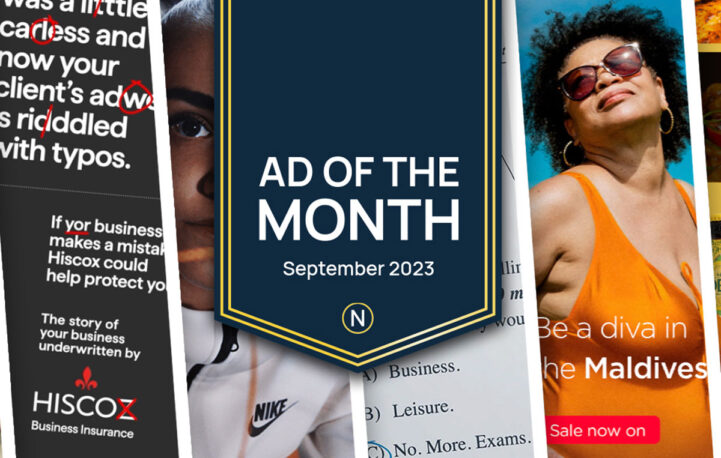 September’s shortlist for ad of the month