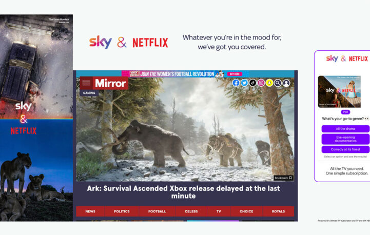 Sky & Netflix help readers find their next TV fix in interactive digital ad