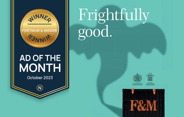 Fortnum & Mason is voted October’s ad of the month