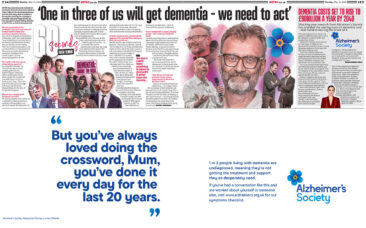 Mail Metro Media partners with Alzheimer’s Society for Dementia Action Week