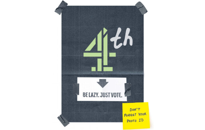 Channel 4 urges readers to “be lazy, just vote” to influence Friday’s front page