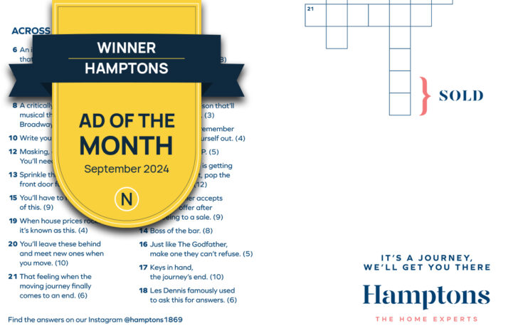 Hamptons is voted September’s ad of the month