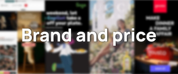 Brand and price — The impact of message on advertising