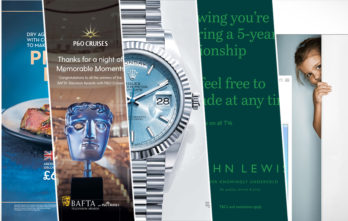 Stand out ads this week including Louis Vuitton & Tudor