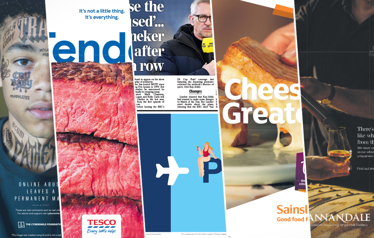 Stand out ads this week including Tesco and Uber Eats