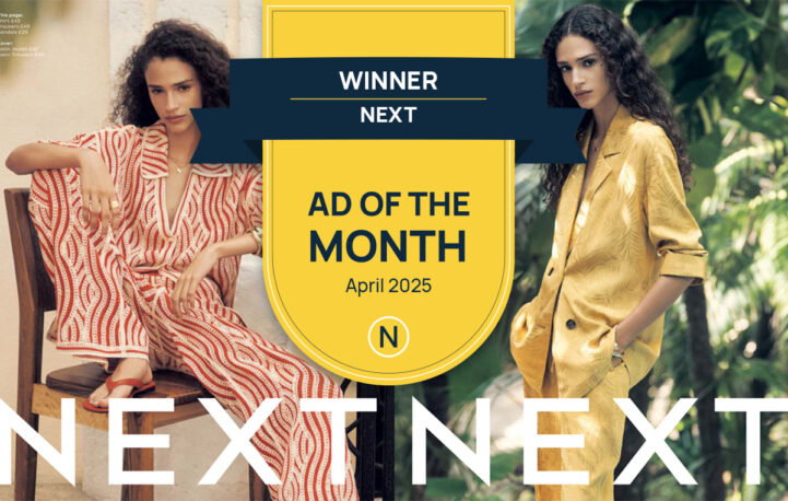 Next is voted April’s ad of the month