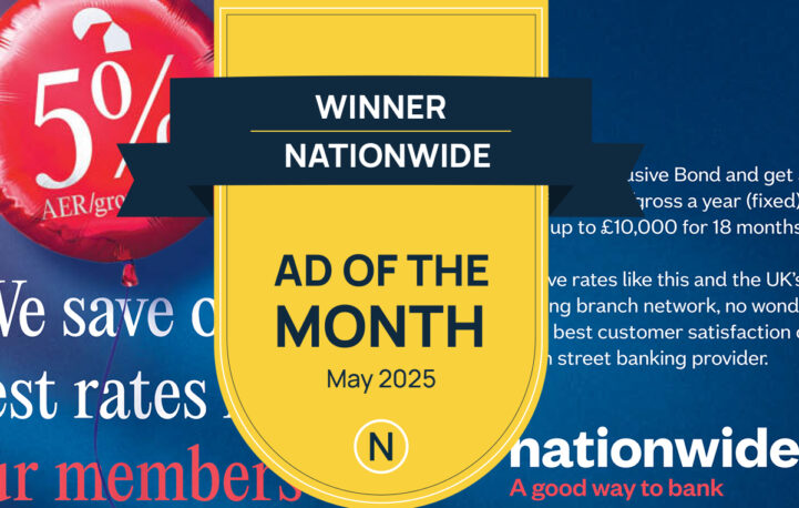 Nationwide is voted May’s ad of the month