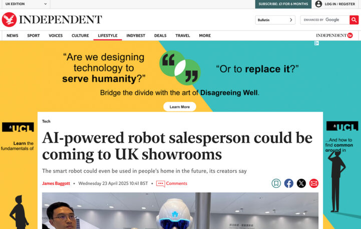 The Independent supports UCL ‘Disagreeing Well’ campaign