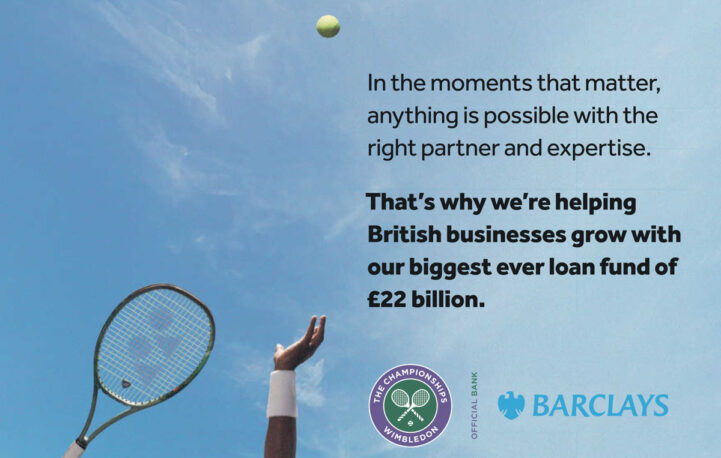 Barclays tactical Wimbledon ad puts businesses one step closer to glory