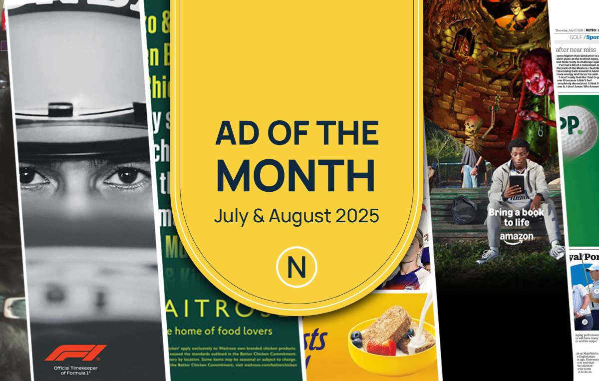 July and August’s ad of the month shortlist