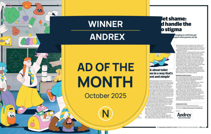Andrex is voted October’s ad of the month