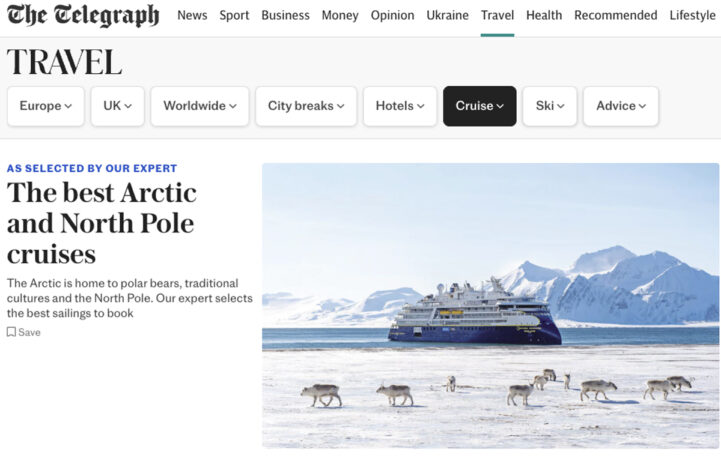 Telegraph Travel expands its cruise offering