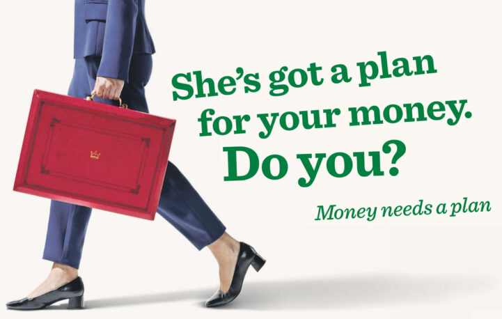 “Money needs a plan”: tactical ads respond to this week’s Budget