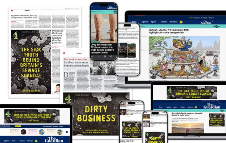 The Guardian and Channel 4 launch new series exposing Britain’s sewage crisis
