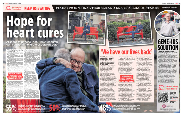 British Heart Foundation and News UK launch cross-platform fundraising campaign