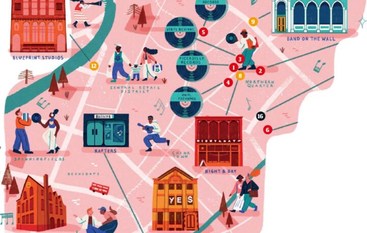 Map fer it: Mastercard and the Guardian give readers a tour of musical Manchester
