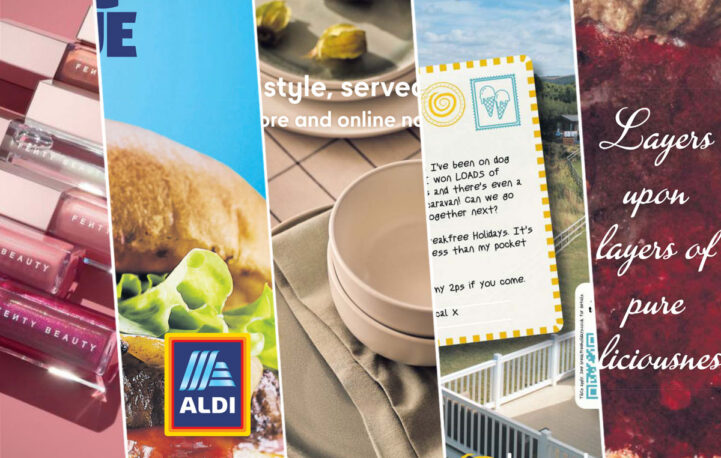 Stand out ads including Aldi and F&F Home