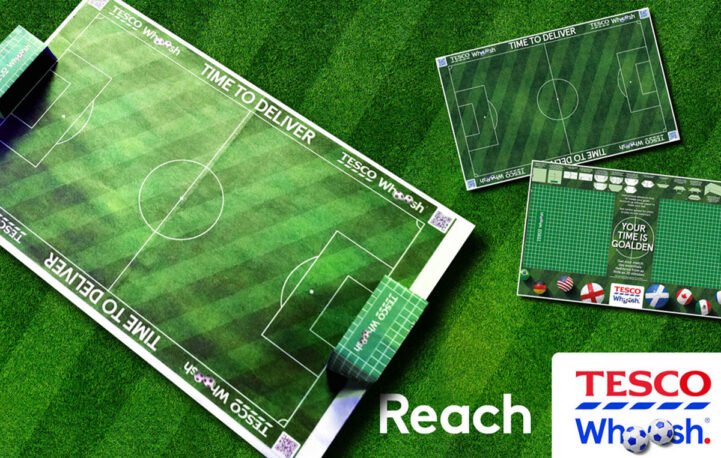 Reach and Tesco Whoosh join forces for football-tastic, folding paper art activity