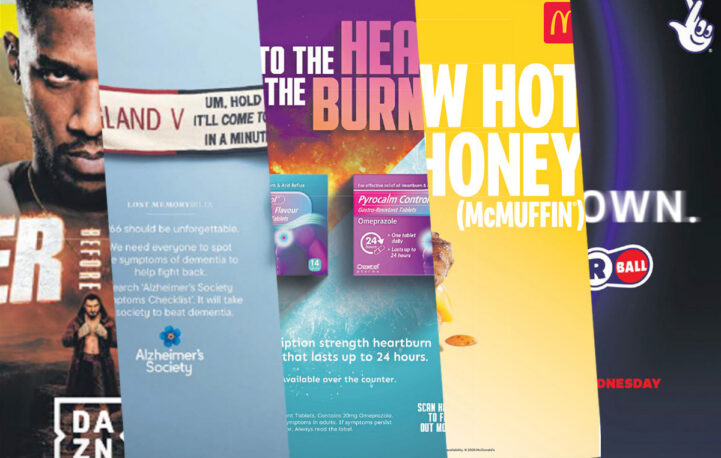 Stand out ads including The National Lottery and DAZN