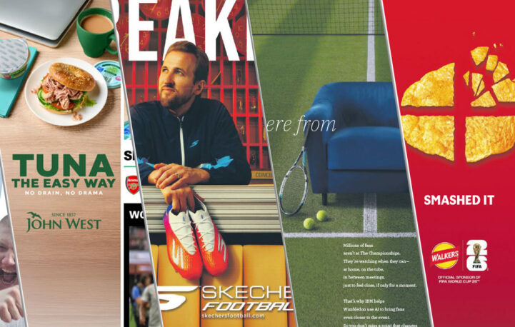 Stand out ads including Pepsi and Walkers