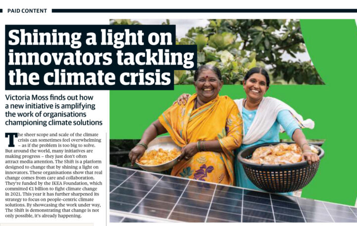 IKEA Foundation and the Guardian honour the global shift to climate action