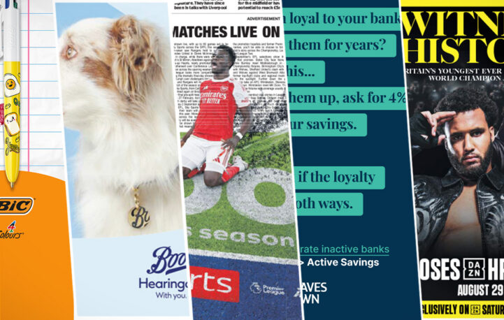 Stand out ads including DAZN and Sky Sports