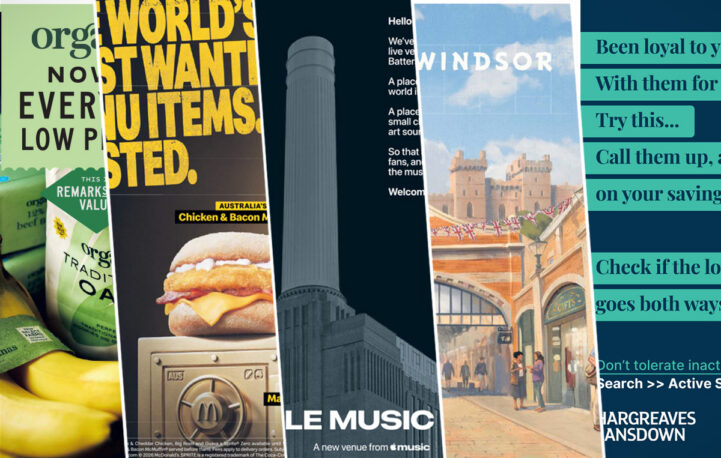 Stand out ads including M&S and Apple