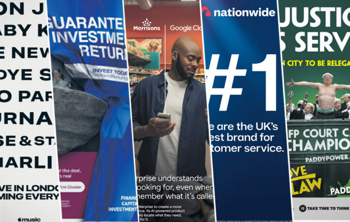 Stand out ads including Audi and Nationwide
