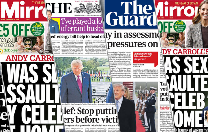 Front pages