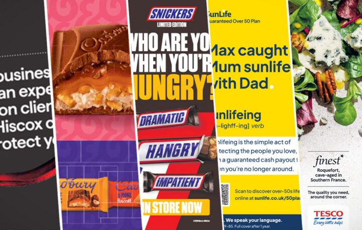 Stand out ads including Cadbury and Snickers