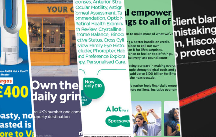 Stand out ads including Rightmove and Specsavers