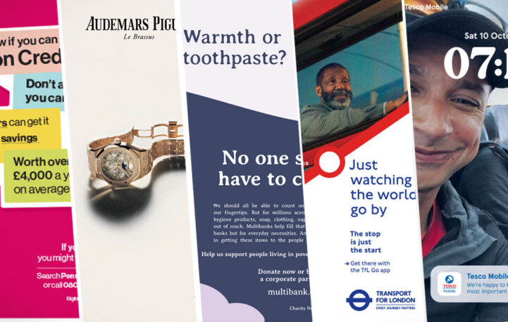 Stand out ads including TFL and BT